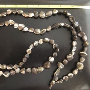 Tahitian Black Mother of Pearl Necklace